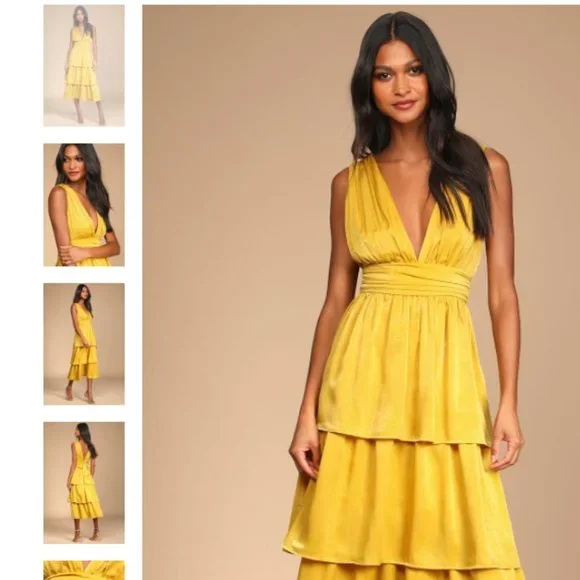 Lulus Marigold Dress - Picture 1 of 2